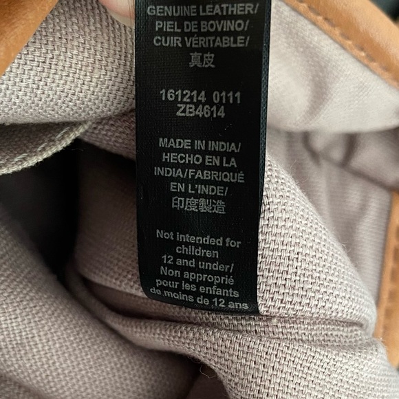 Vintage Authentic FOSSIL Issue 54 Cognac Leather Messenger Bag Crossbody - Picture 12 of 15